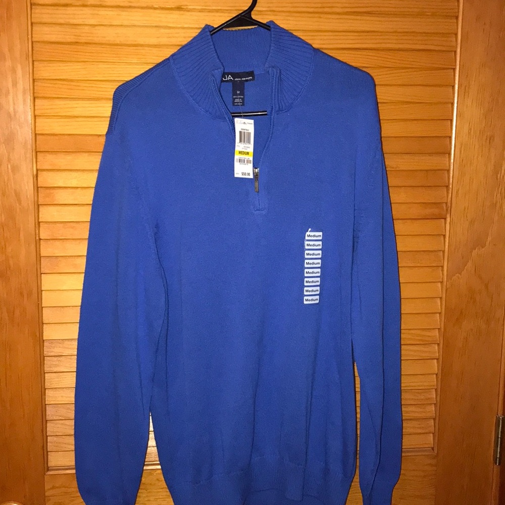 John Ashford zip down sweater new with tags